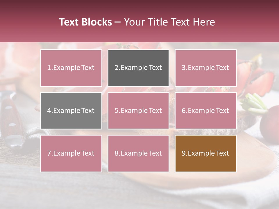 Food Salted European PowerPoint Template