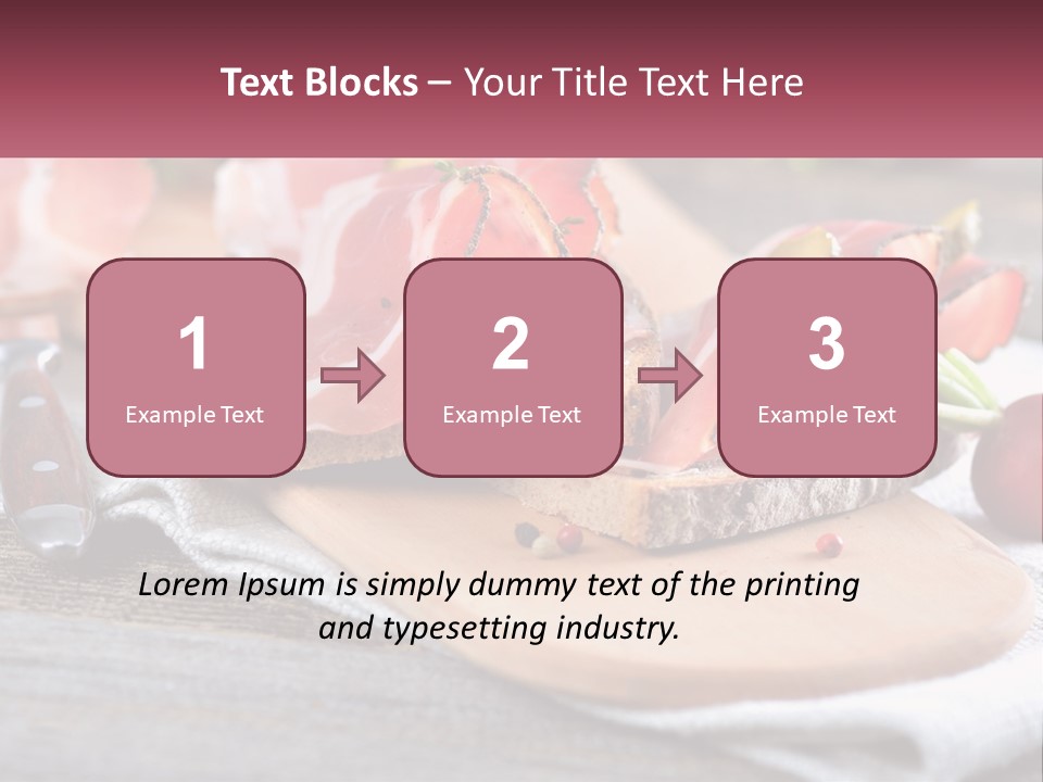 Food Salted European PowerPoint Template