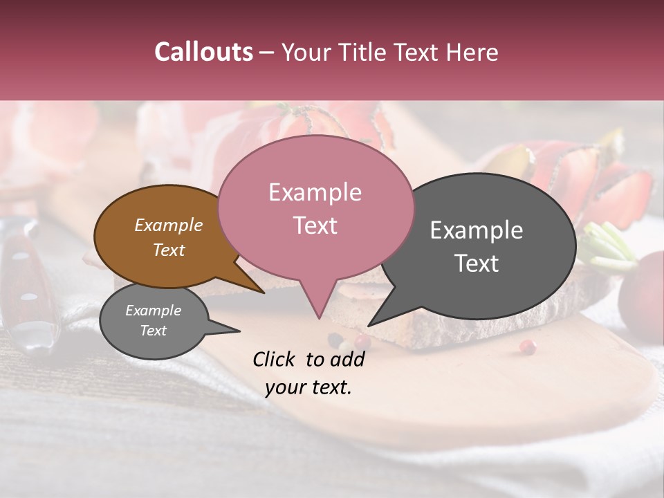 Food Salted European PowerPoint Template