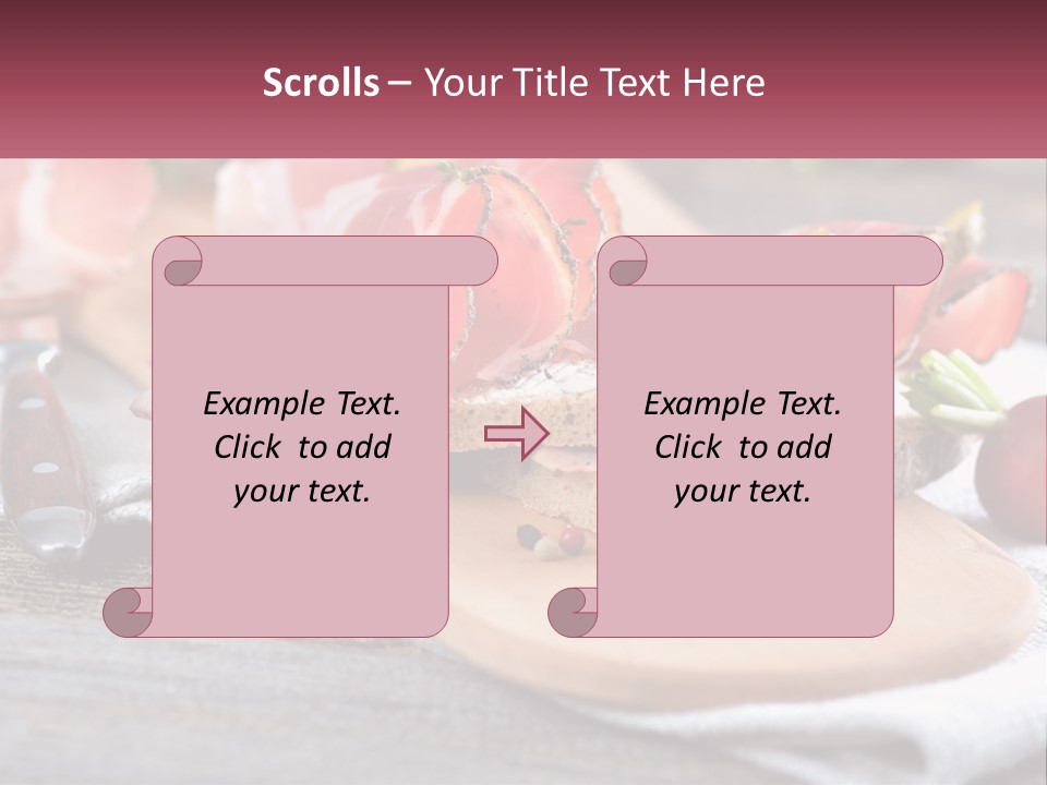 Food Salted European PowerPoint Template