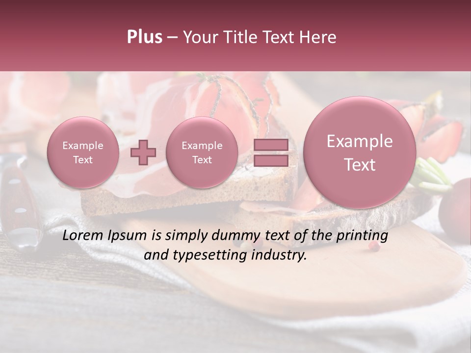 Food Salted European PowerPoint Template