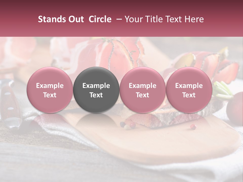 Food Salted European PowerPoint Template