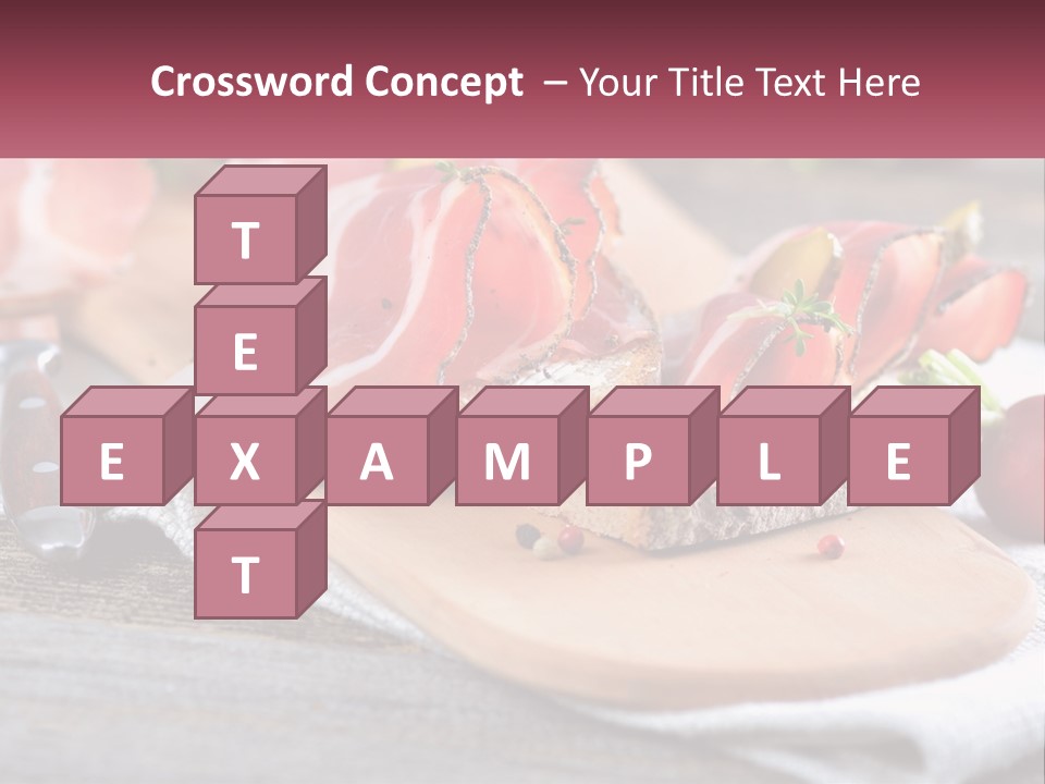 Food Salted European PowerPoint Template