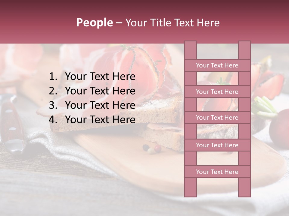 Food Salted European PowerPoint Template