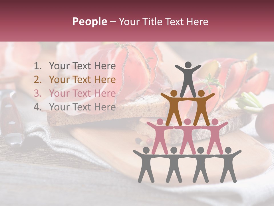 Food Salted European PowerPoint Template