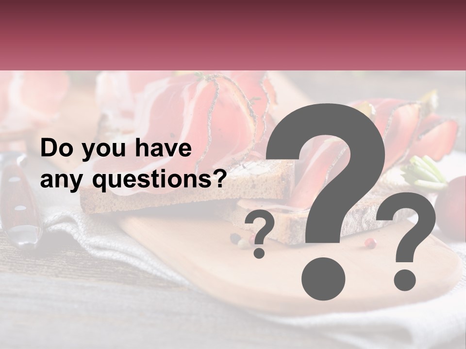 Food Salted European PowerPoint Template