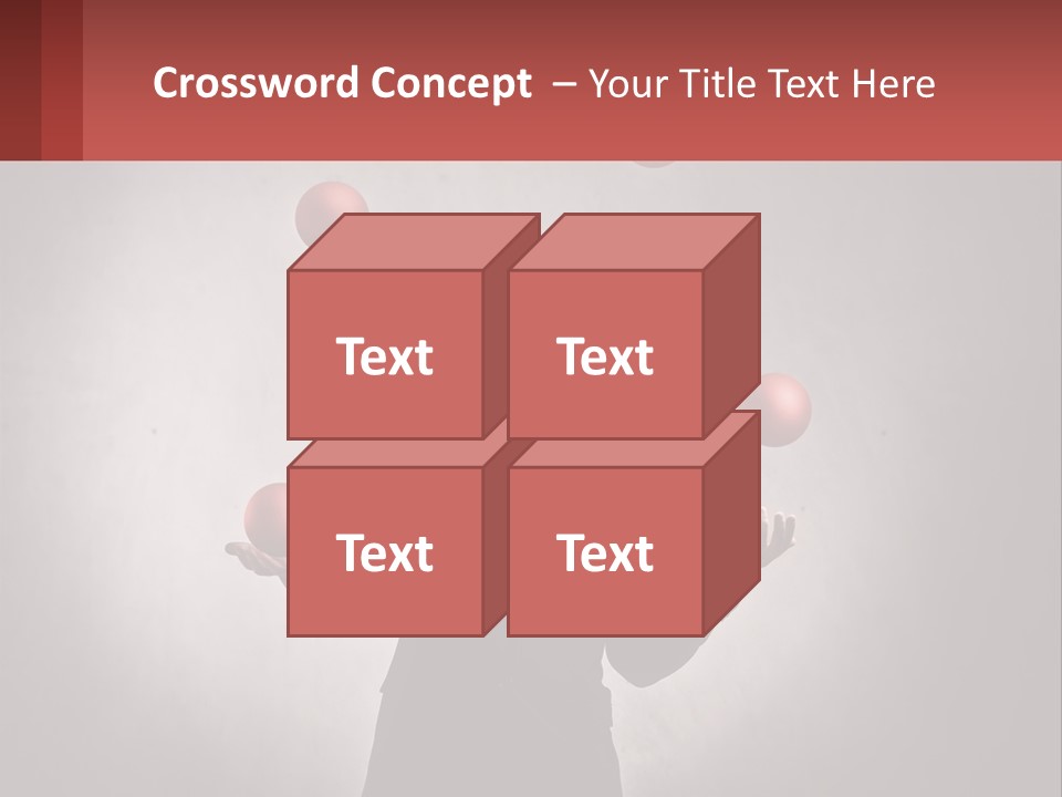 Concept Adults Occupation Juggler PowerPoint Template