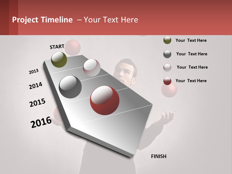 Concept Adults Occupation Juggler PowerPoint Template