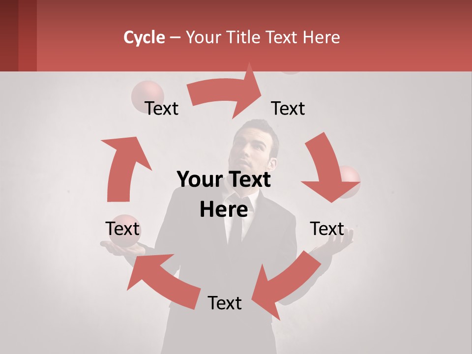Concept Adults Occupation Juggler PowerPoint Template