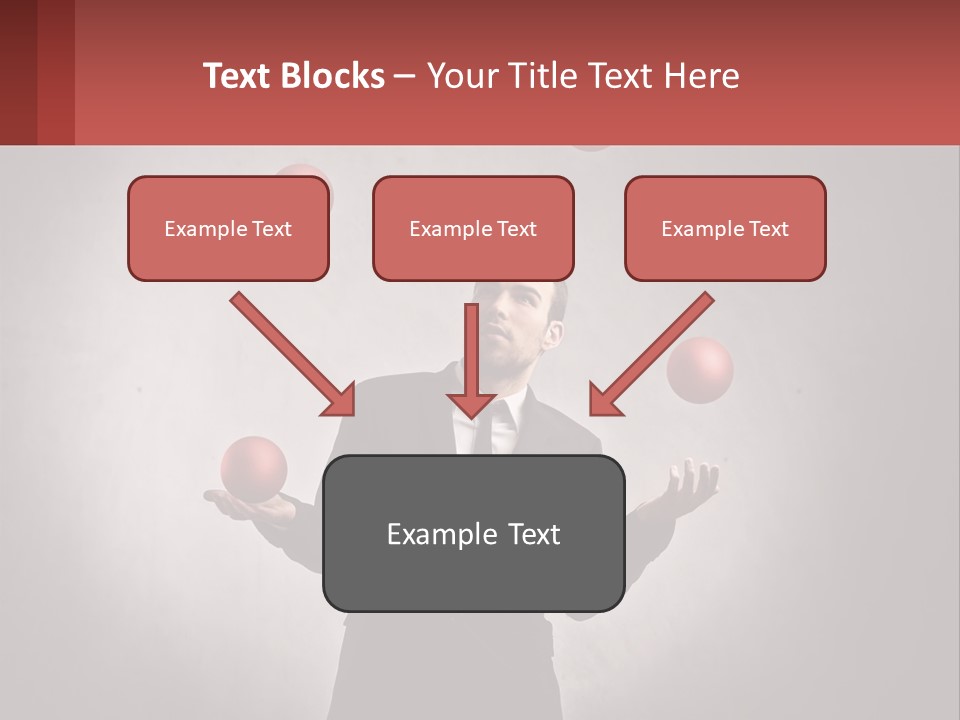 Concept Adults Occupation Juggler PowerPoint Template