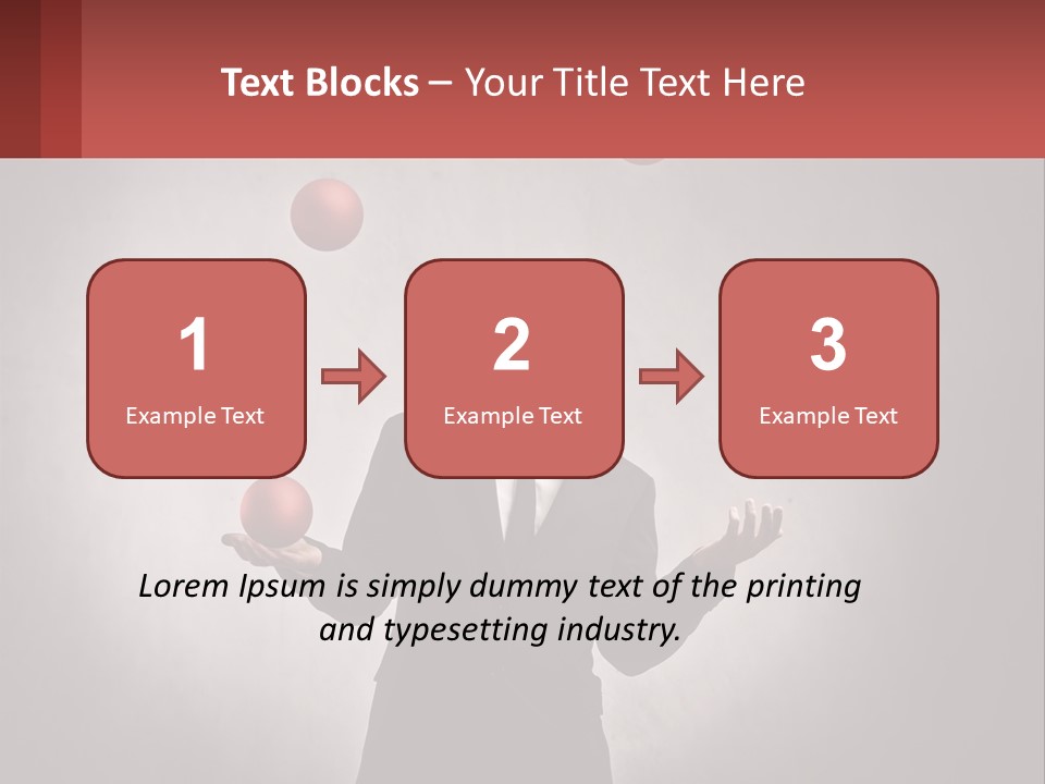 Concept Adults Occupation Juggler PowerPoint Template