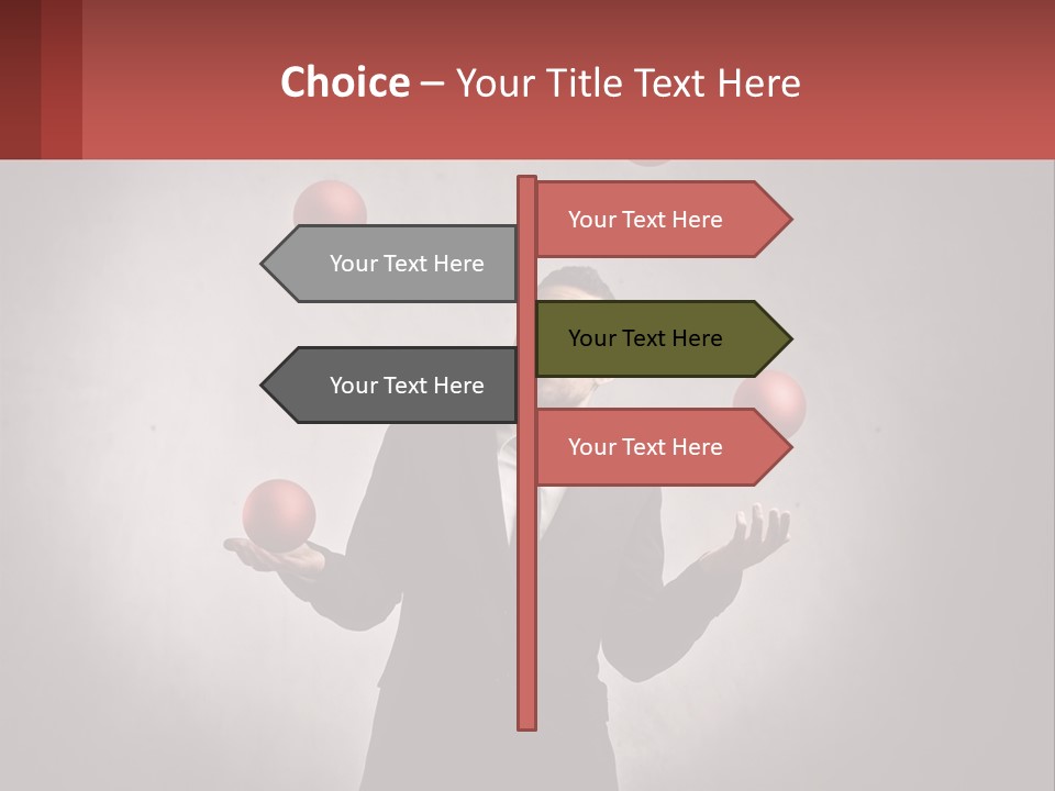 Concept Adults Occupation Juggler PowerPoint Template