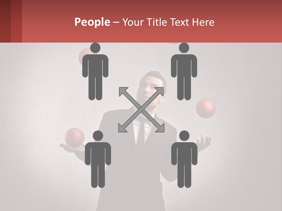 Concept Adults Occupation Juggler PowerPoint Template