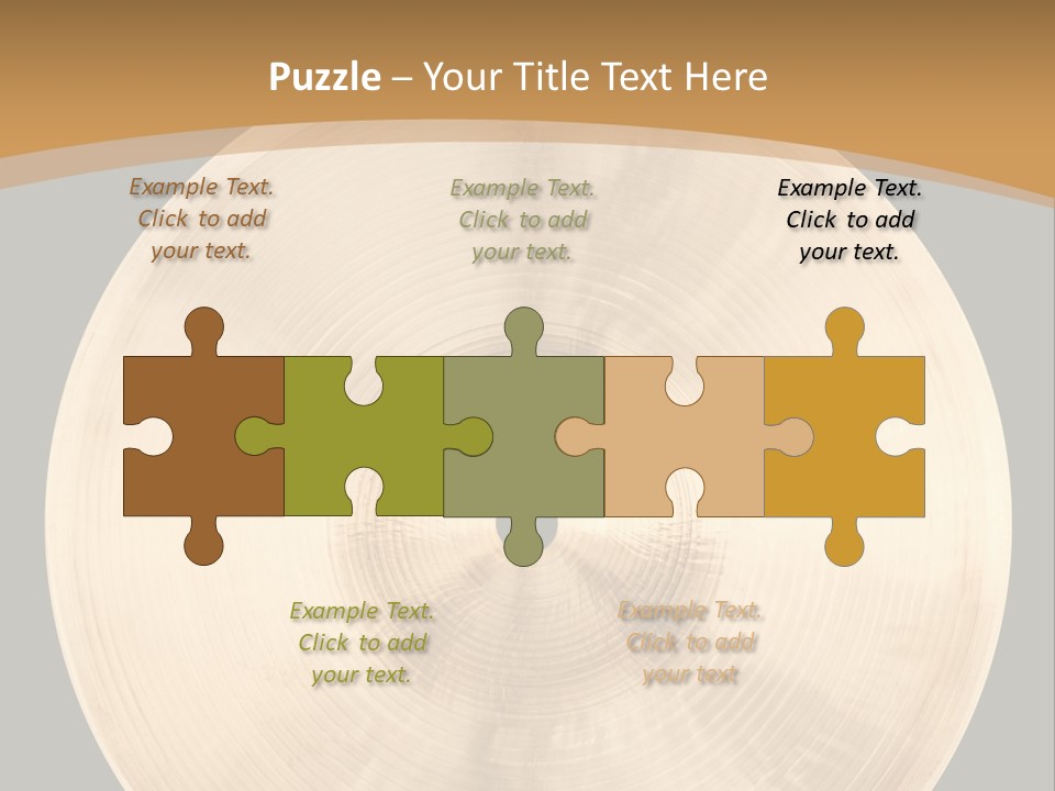 Round Equipment Music PowerPoint Template