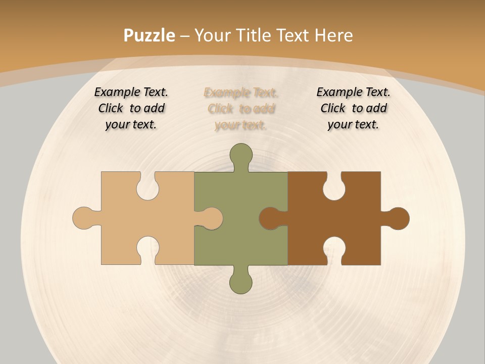 Round Equipment Music PowerPoint Template