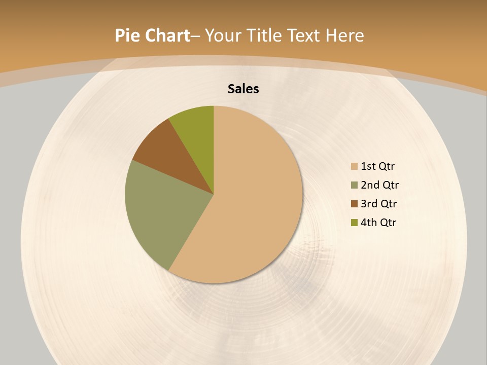 Round Equipment Music PowerPoint Template