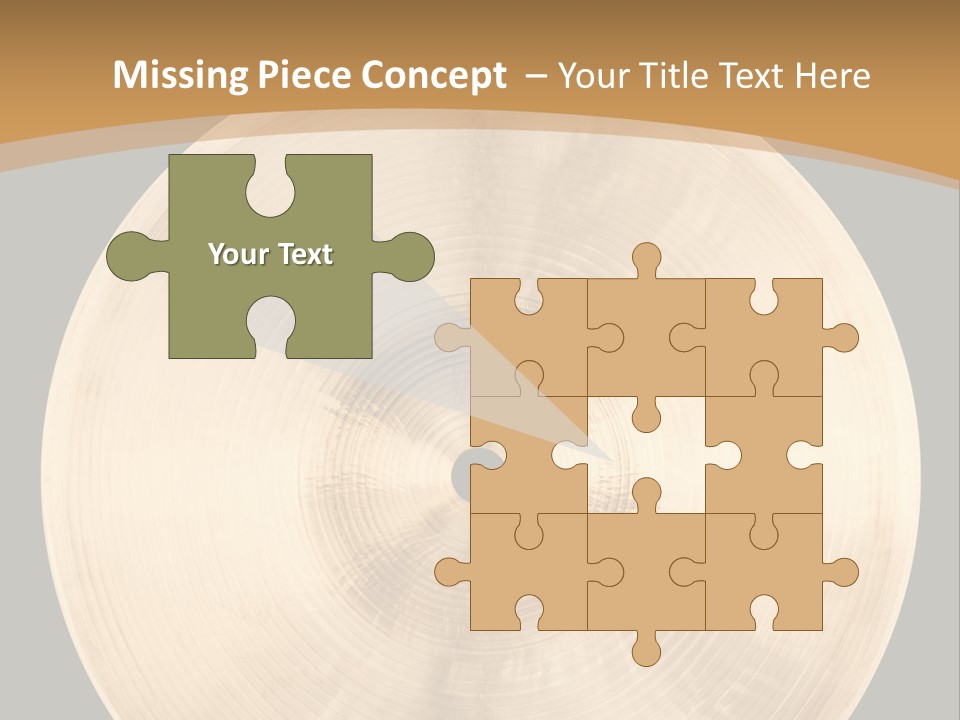 Round Equipment Music PowerPoint Template