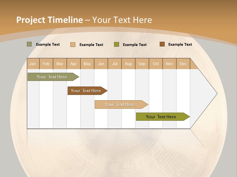 Round Equipment Music PowerPoint Template
