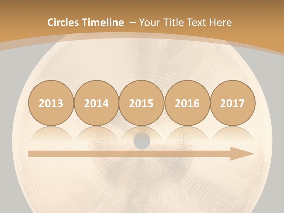 Round Equipment Music PowerPoint Template