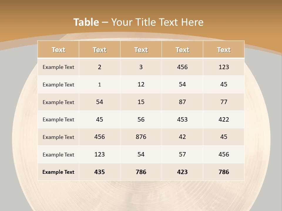 Round Equipment Music PowerPoint Template