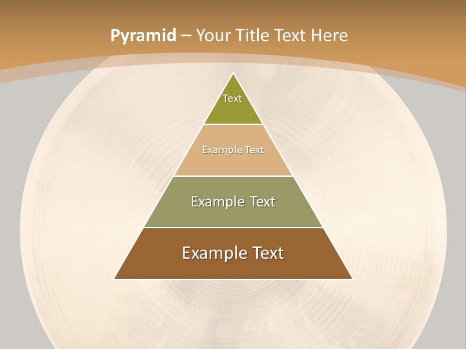 Round Equipment Music PowerPoint Template