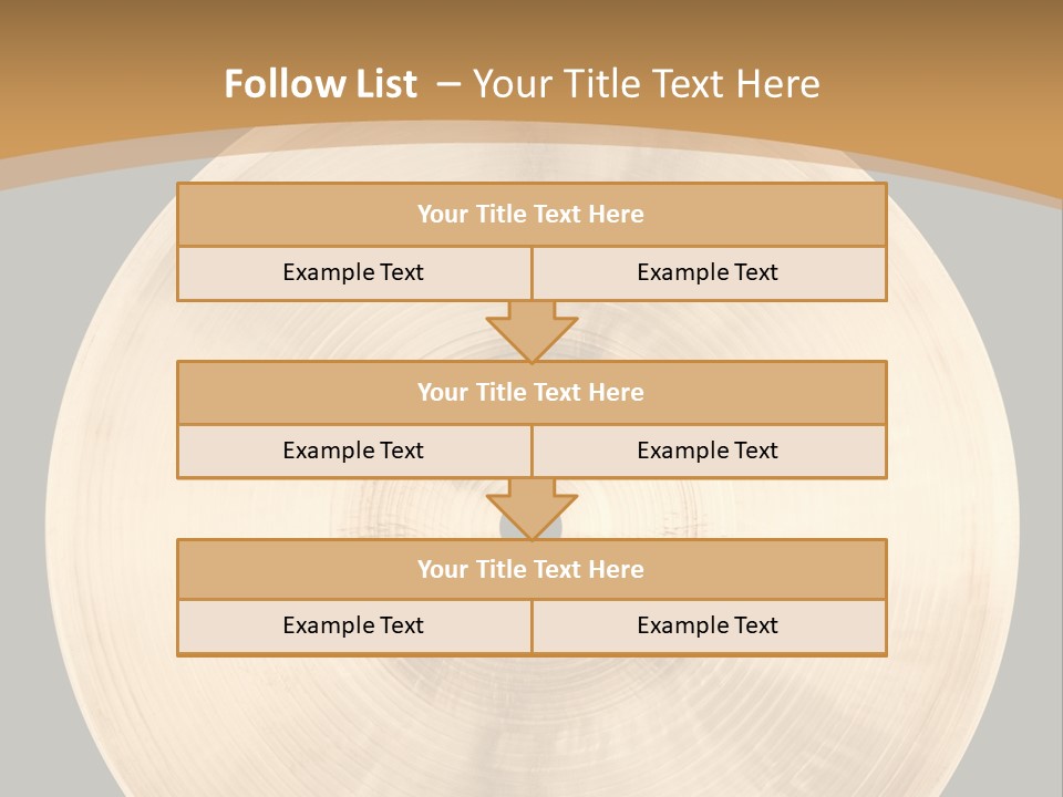 Round Equipment Music PowerPoint Template
