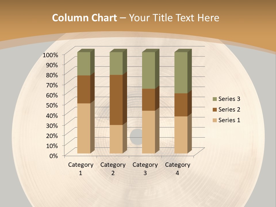 Round Equipment Music PowerPoint Template