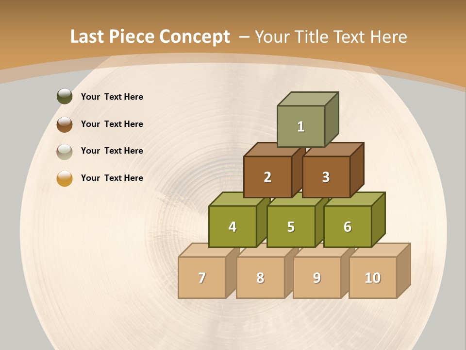 Round Equipment Music PowerPoint Template