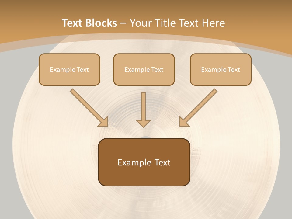 Round Equipment Music PowerPoint Template