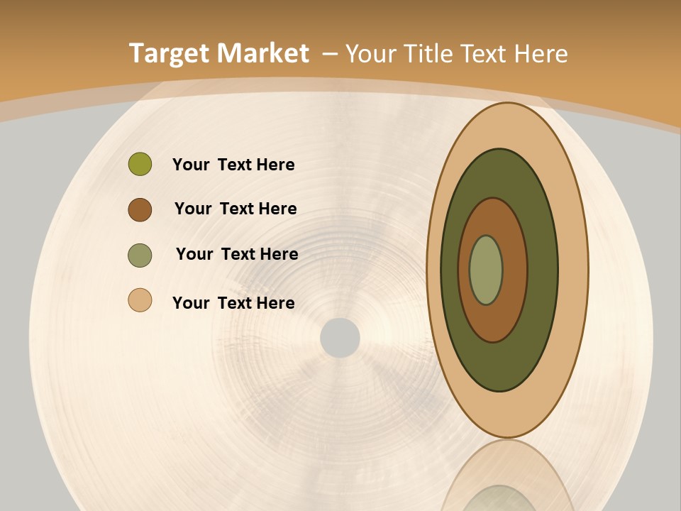 Round Equipment Music PowerPoint Template