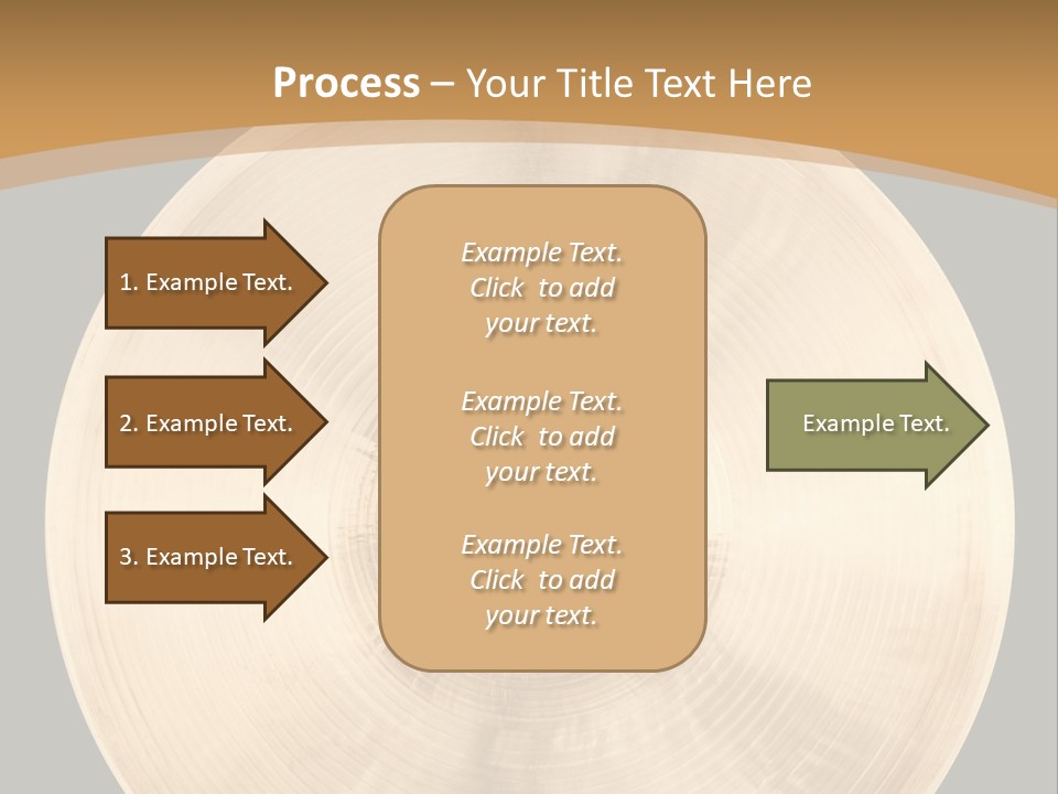 Round Equipment Music PowerPoint Template