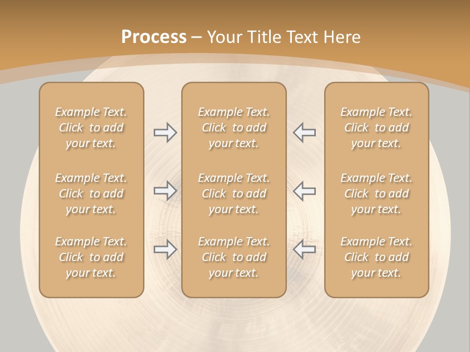 Round Equipment Music PowerPoint Template