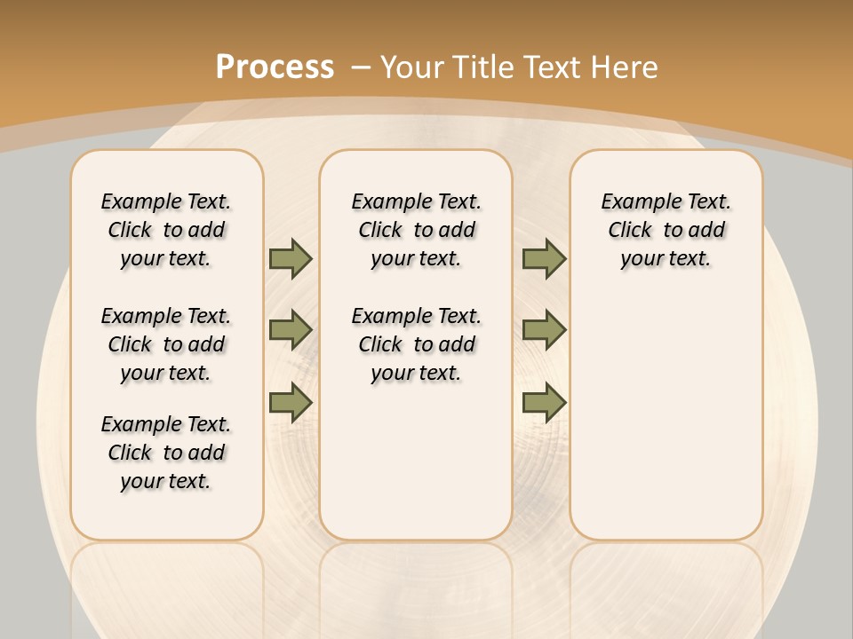Round Equipment Music PowerPoint Template