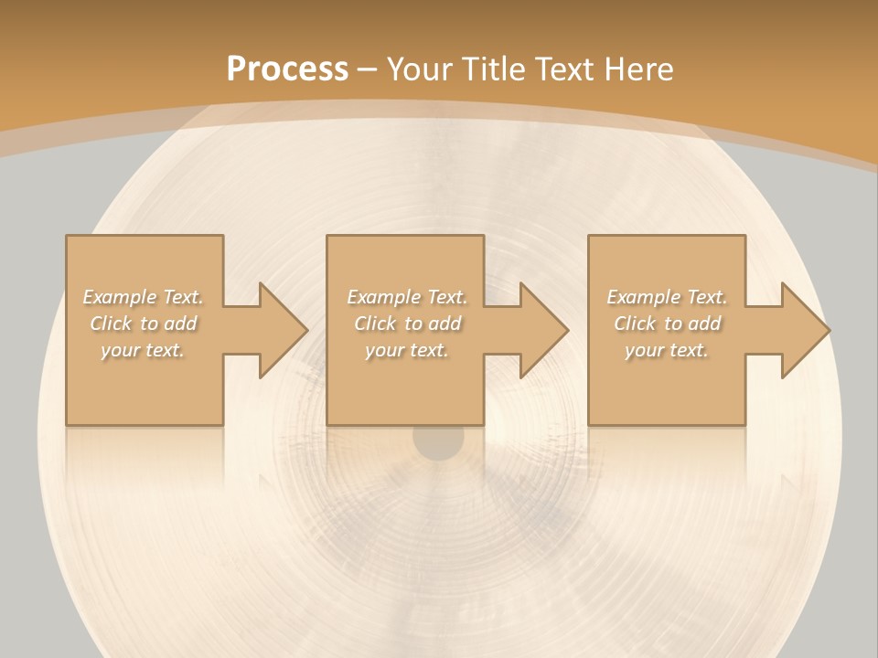 Round Equipment Music PowerPoint Template