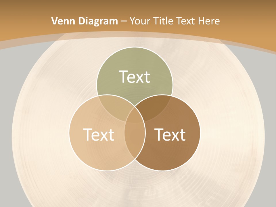 Round Equipment Music PowerPoint Template