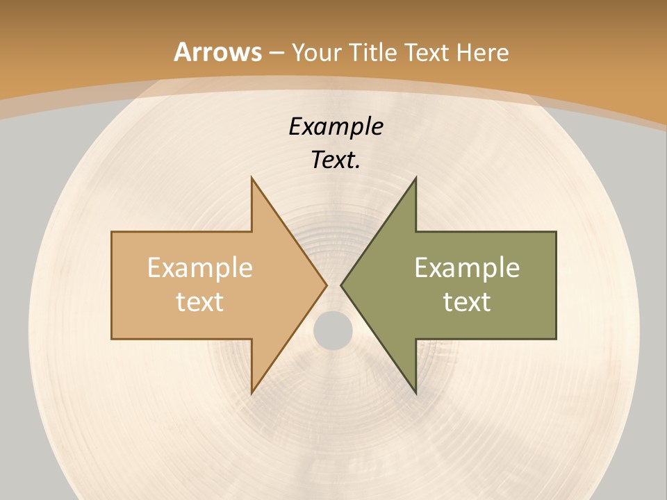 Round Equipment Music PowerPoint Template