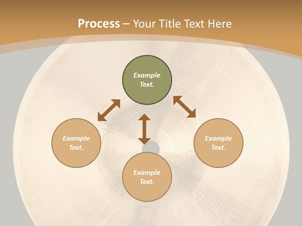 Round Equipment Music PowerPoint Template
