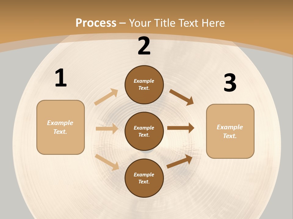 Round Equipment Music PowerPoint Template