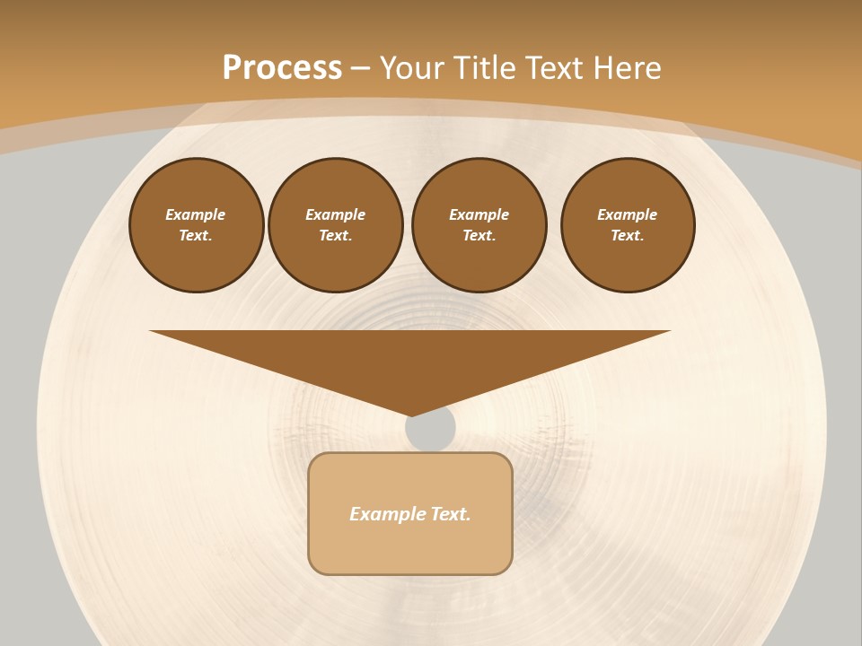 Round Equipment Music PowerPoint Template