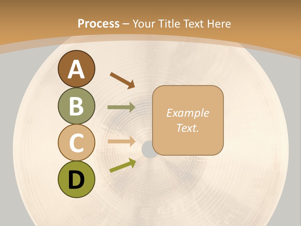 Round Equipment Music PowerPoint Template