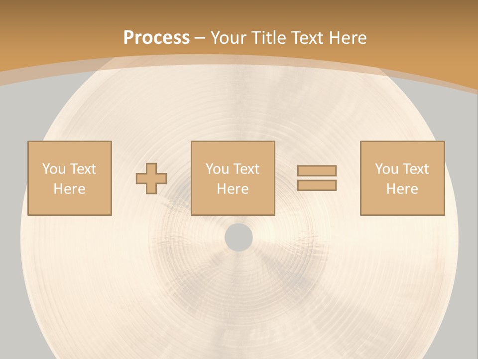 Round Equipment Music PowerPoint Template