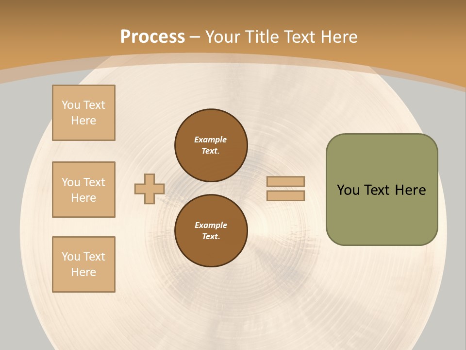 Round Equipment Music PowerPoint Template