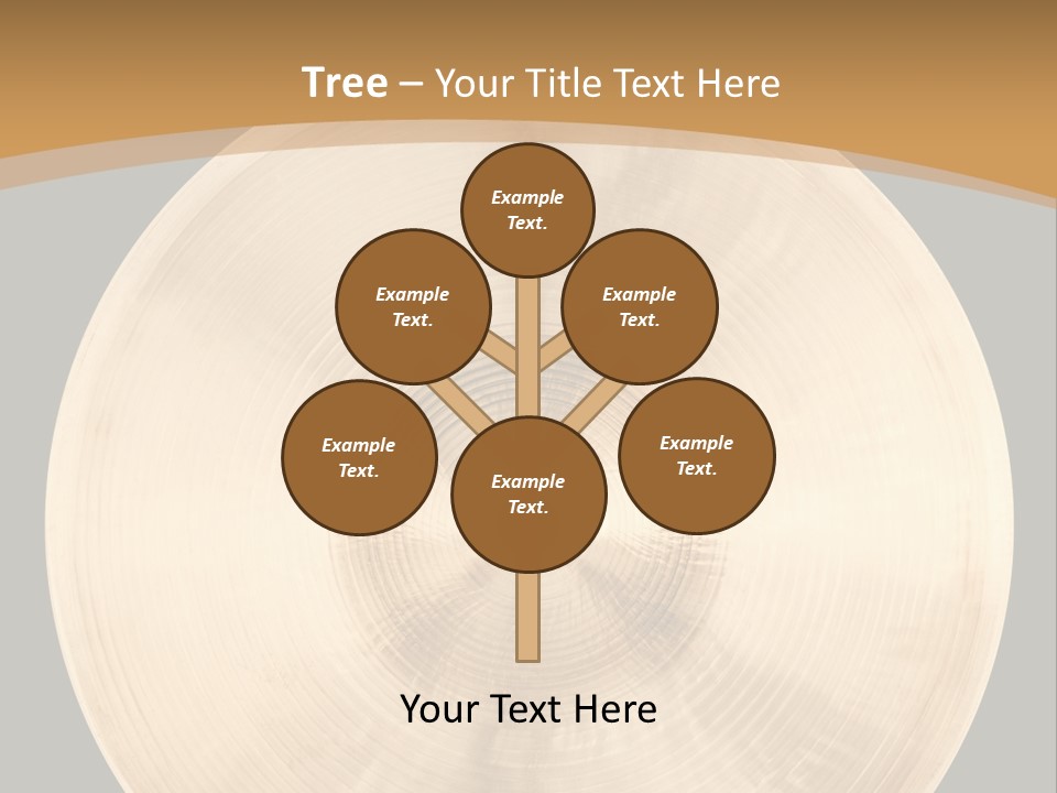 Round Equipment Music PowerPoint Template
