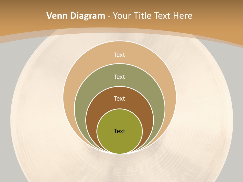 Round Equipment Music PowerPoint Template