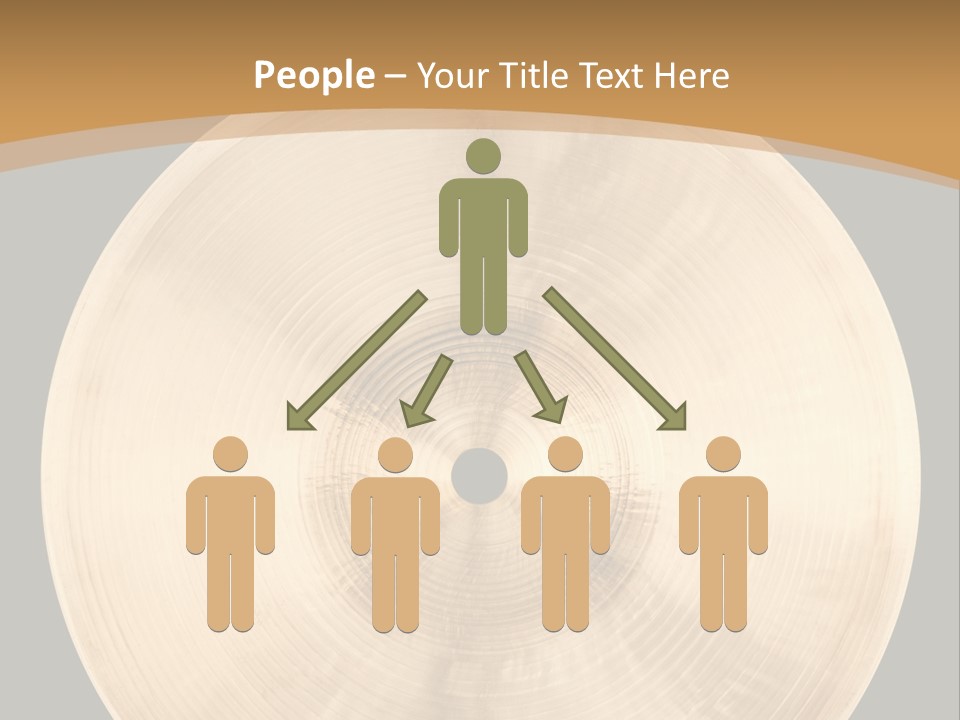 Round Equipment Music PowerPoint Template