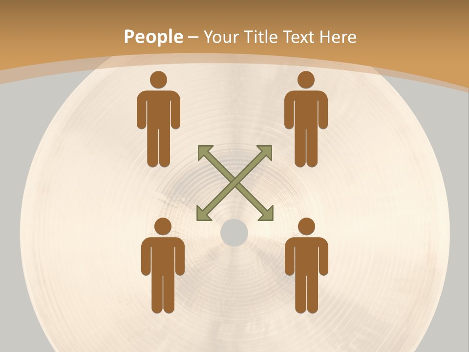 Round Equipment Music PowerPoint Template