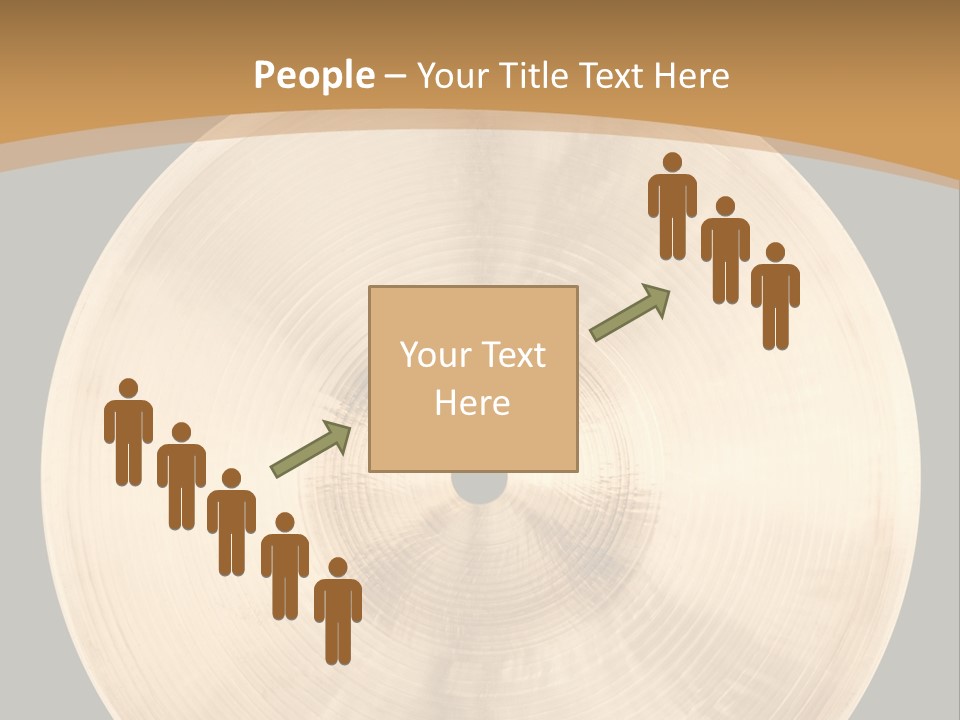 Round Equipment Music PowerPoint Template
