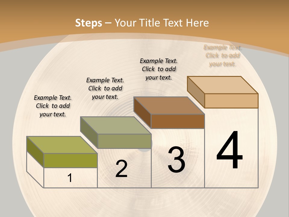 Round Equipment Music PowerPoint Template