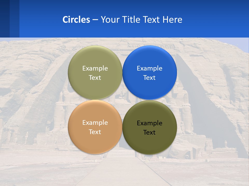 Egypt Landmark Ruins PowerPoint Template