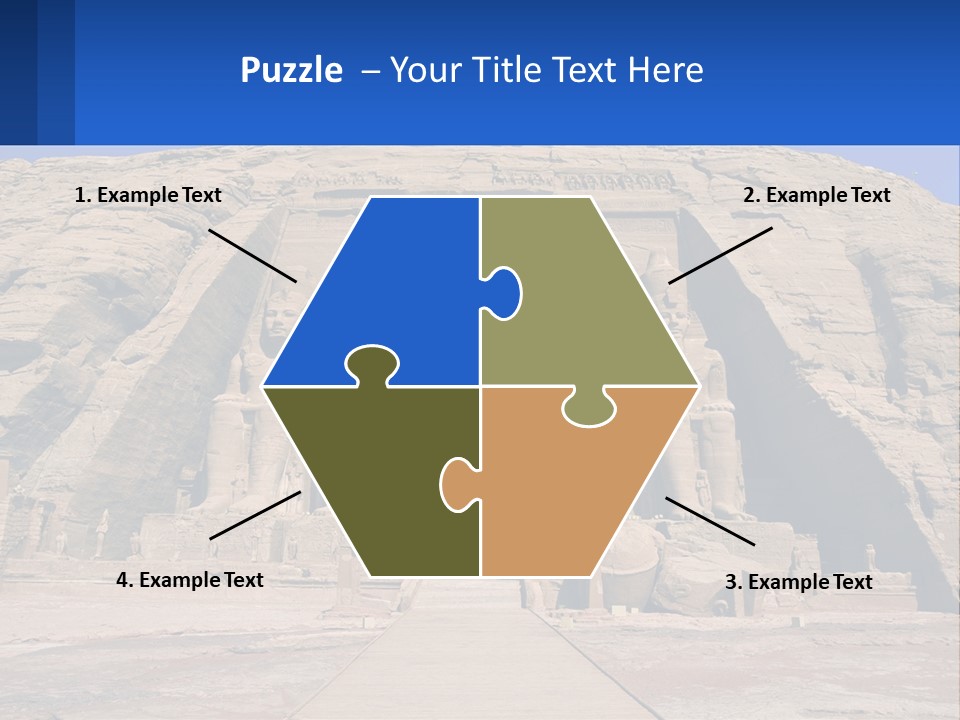 Egypt Landmark Ruins PowerPoint Template